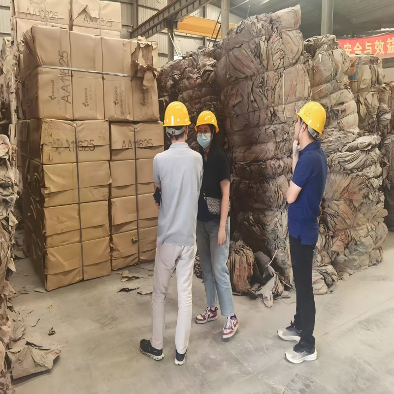 جاء العملاء التايلانديون إلى المصنع للزيارة وتبادل المعلومات.